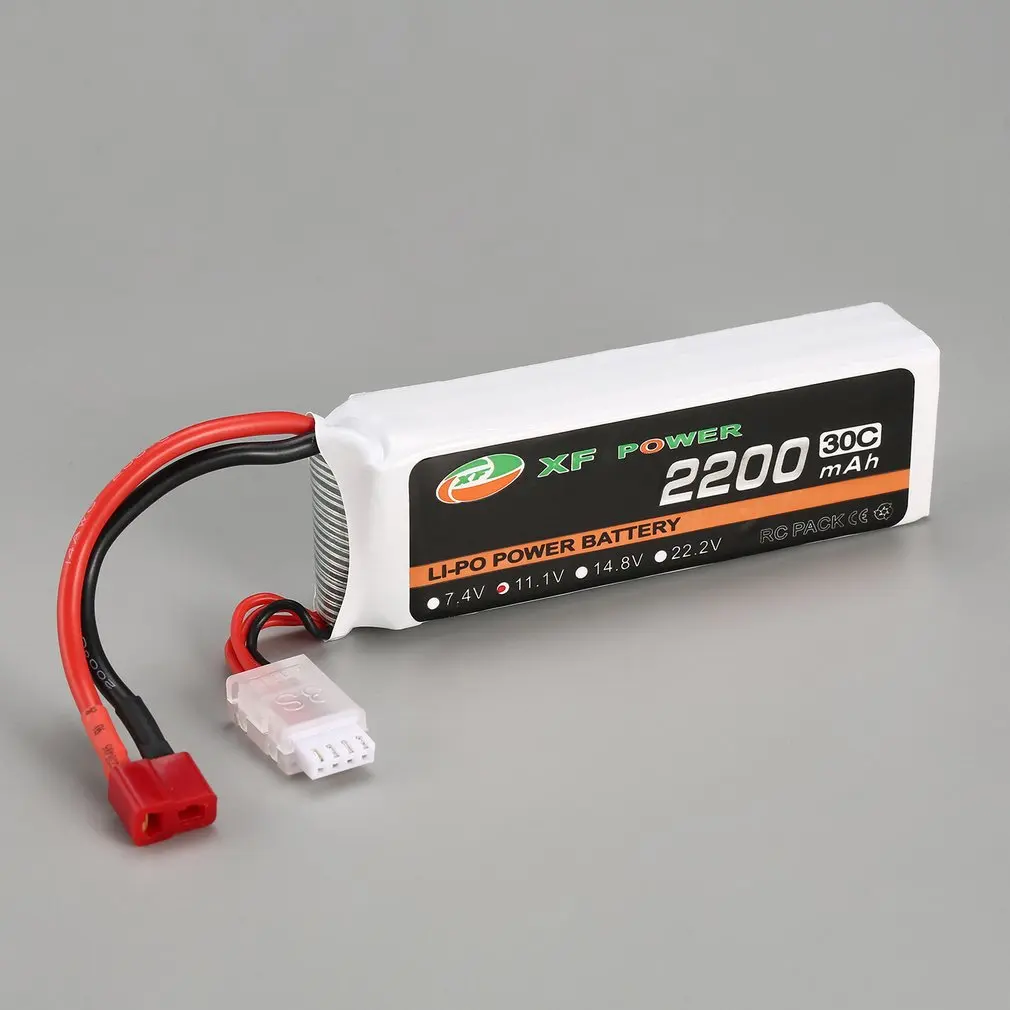XF POWER Батарея 11 1 V 2200 мА/ч 30C 3S 3S1P Lipo с t-образной вилкой Перезаряжаемые для