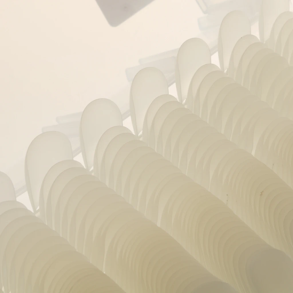 

300 Clear Transparent Artificial False Fake Nail Tips Matte Full Cover Decor