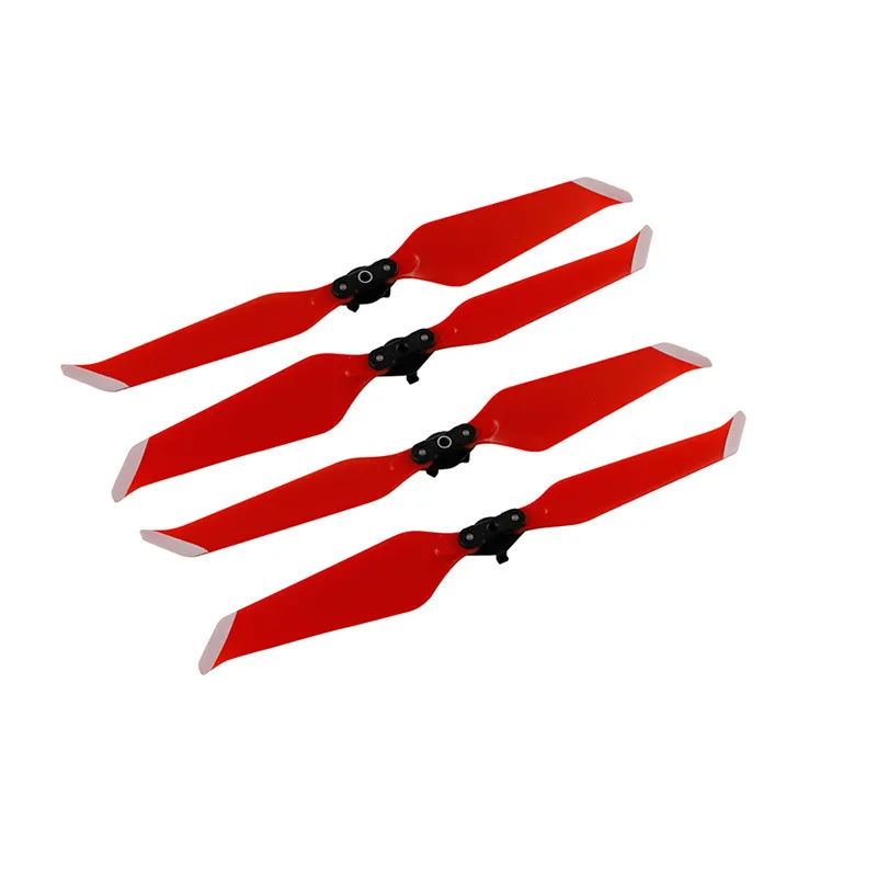 4PCS Red 4 шт. малошумный Пропеллер для DJI Mavic 2 Pro Zoom Быстроразъемное лезвие 8743 шумоподавляющий вентилятор детали для дрона винтовые принадлежности - Цвет: 4PCS Red