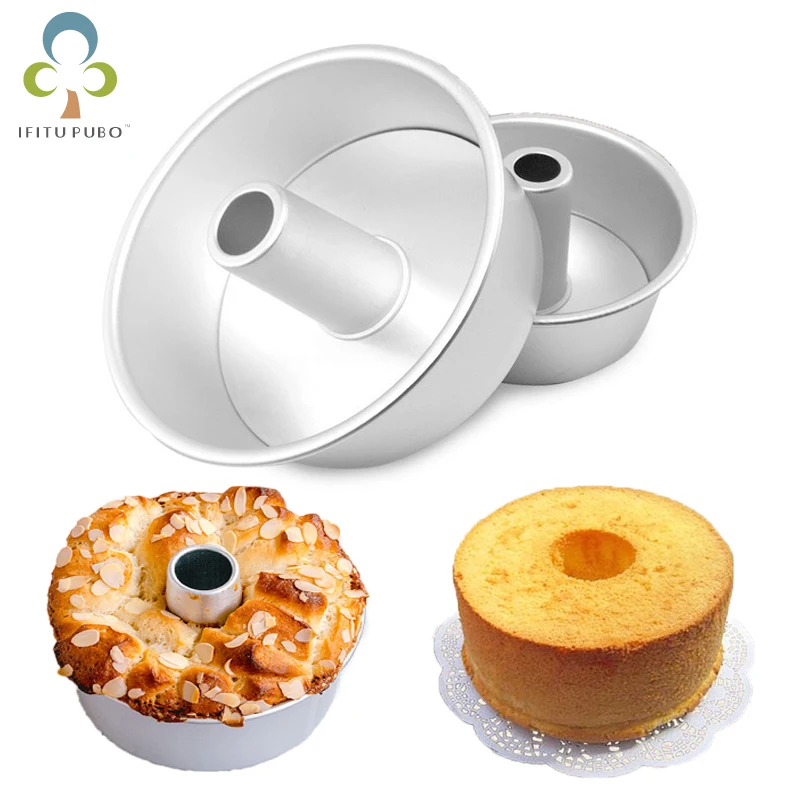 3 шт./компл. алюминиевый сплав Круглый полый антипригарный шифон форма для торта