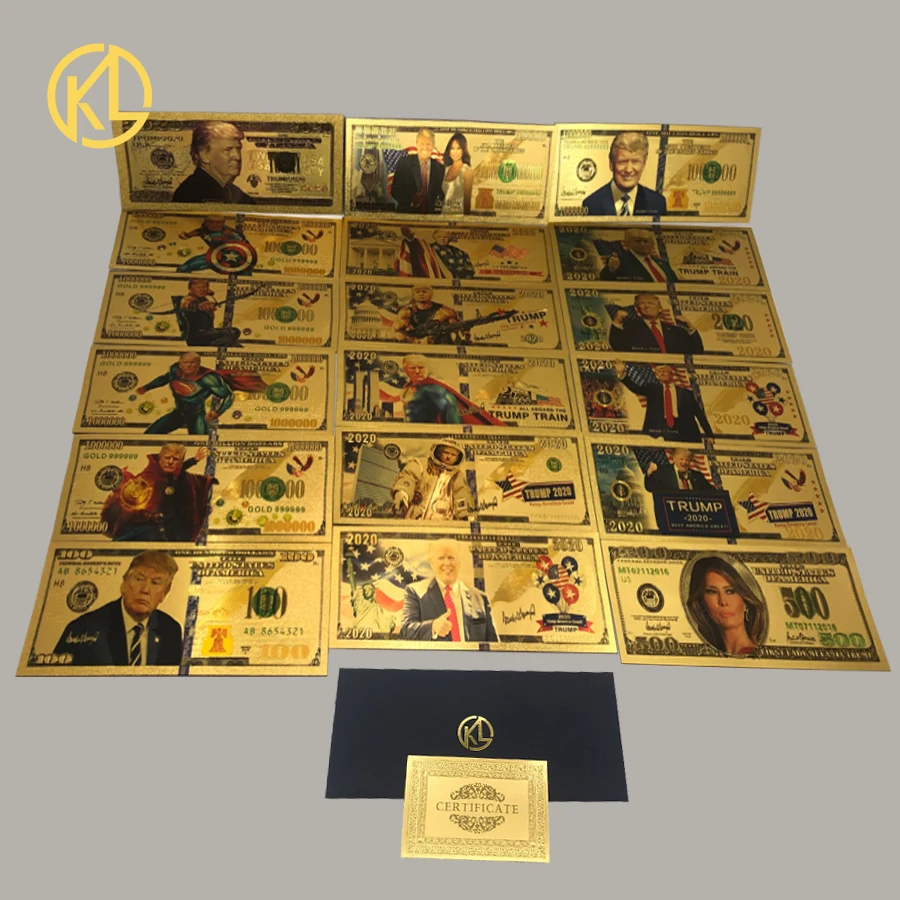 Золотая банкнота Трампа которую мы доверяем сделайте Америку прекрасными
