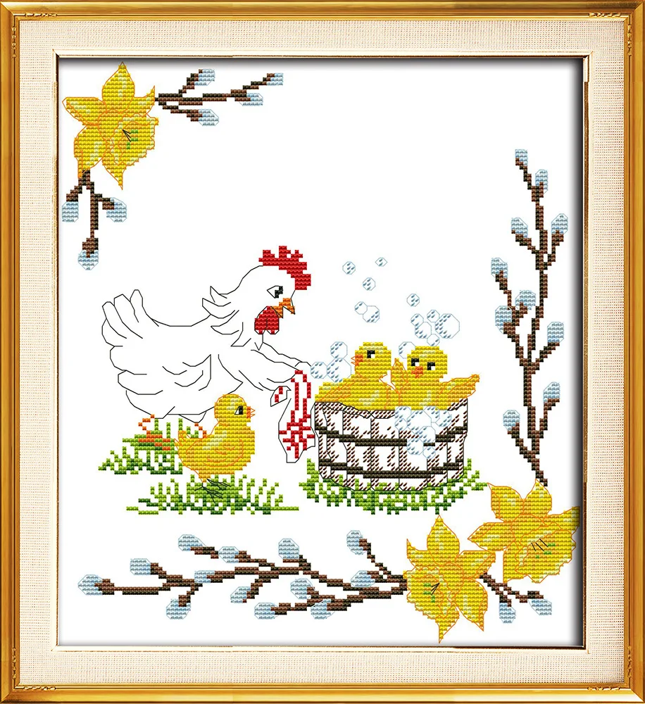 Новое поступление курица чтобы принять ванну DMC подсчитанные китайские наборы