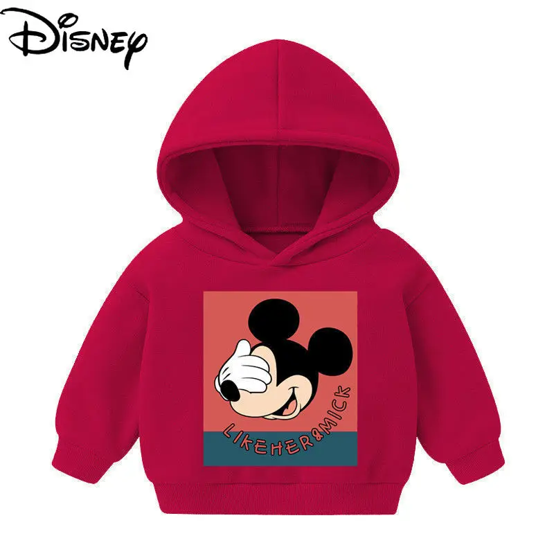 

Disney Spring and Autumn Style Comfortable Thick Hoodie Sweater Simple Fashion Cartoon Snow White Printed Casual Children's Top