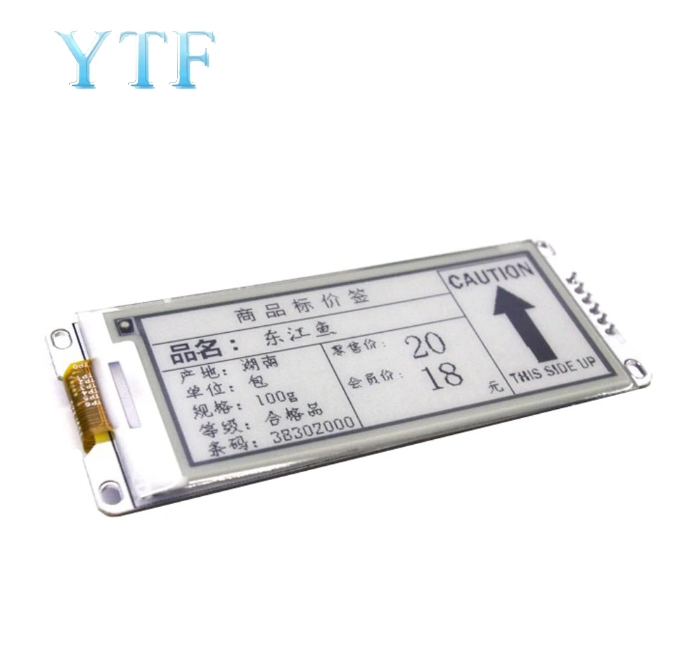 2.90 Inch Black And White Electronic Ink Screen SPI Shelf Label Electronic Paper Screen Module