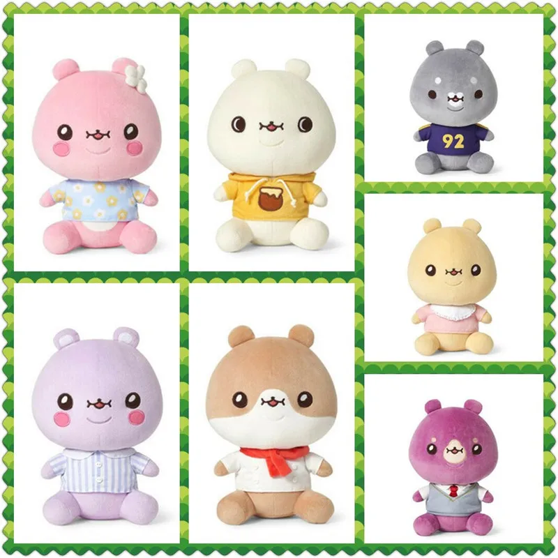 25cm Monsta X Plush Toy Pillow WONHO SHOWNU KIHYUN JOOHONEY MINHYUK IM HYUNGWON Cartoon Stuffed Doll Fans Kids Gift