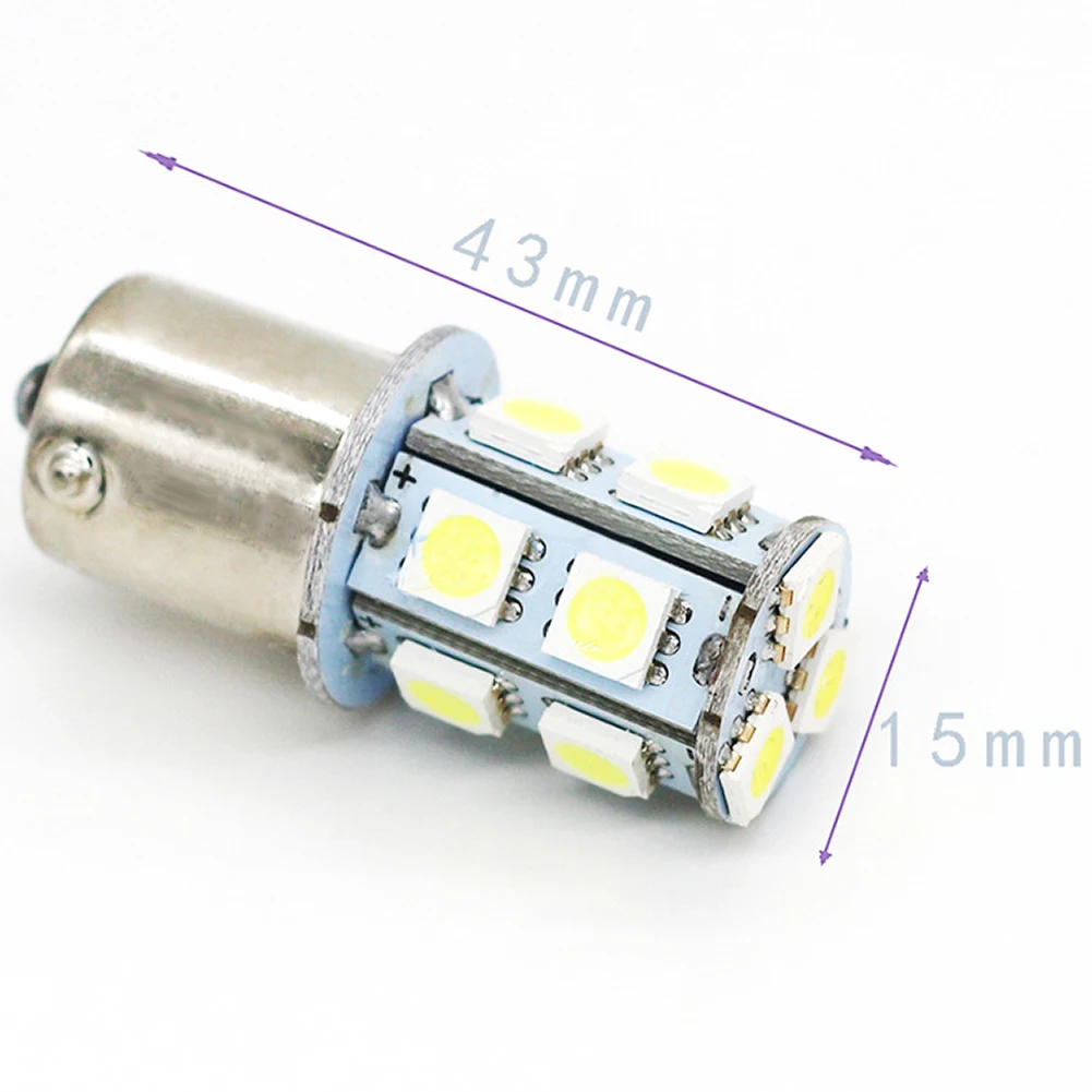 1156 BA15S P21W 13Led 5050 Автомобильные светодиодные лампы сигнала поворота Стоп сигнал