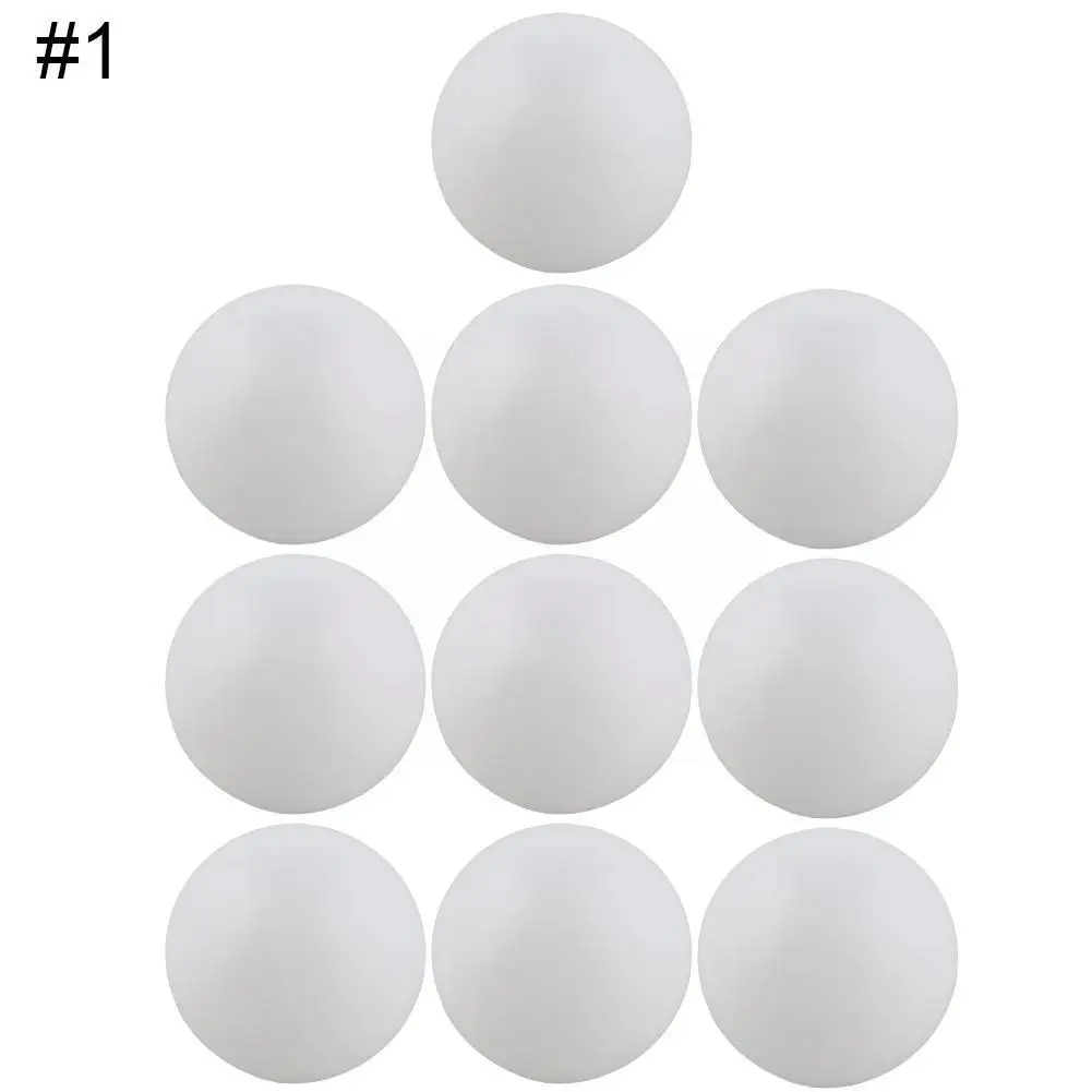 

10 Pcs Table Tennis Balls Outdoor Sports 6 Colorsnew Ball Lottery Words Colorful Seamless High-hardness Materials Without B G5p2