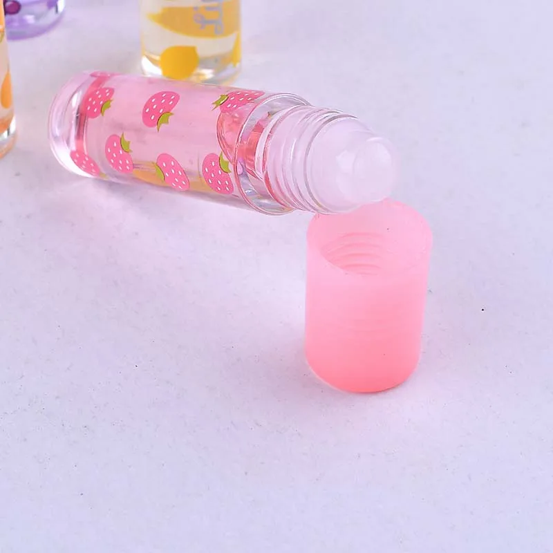 Увлажняющий клубничный блеск для губ милые цветы бесцветный прозрачный Жидкий