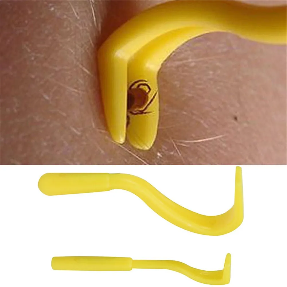 

2PCS Pets Tick Removal Tool Dual Teeth Cats Dogs Cleaning Supplies #W0