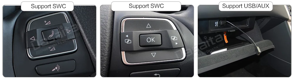 Dasaita автомобильный радиоприемник Android 9,0 для VW Passat 1 Din 2010 2011 2012 2013 gps Bluetooth DSP 10," ips экран