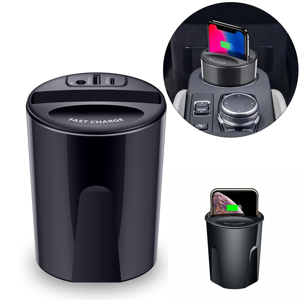 10 Вт Быстрое беспроводное автомобильное зарядное устройство для iPhone 11 Pro XS MAX XR X 8