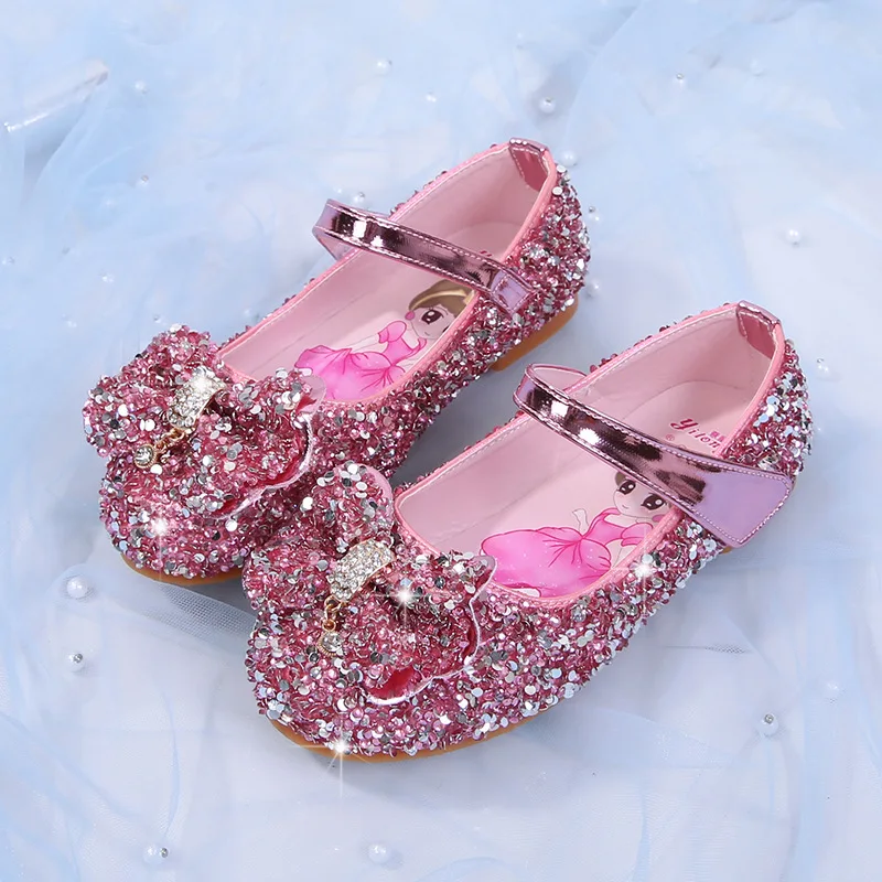 Spring 2020 new children's shoes sequins girls princess flash baby dance casual toddler high quality sandals | Тематическая