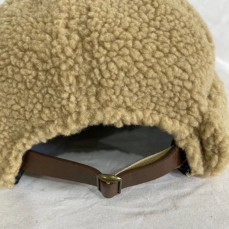 Осенне-зимняя теплая шапка бини унисекс из мягкого хлопка и берберского флиса с