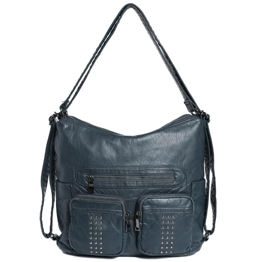 

Women hobo Bags Soft PU Leather Purses and Handbags Multi Pocket Shoulder Bag Messenger Bag Ladies Multiple Use Daily Bag
