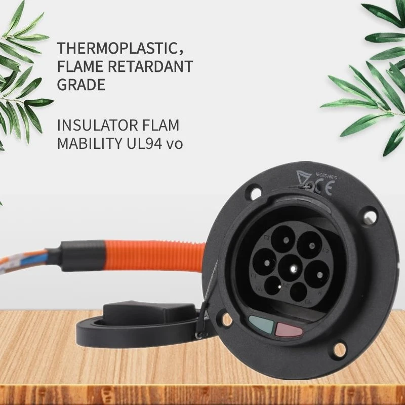 Тип 2 штепсельная розетка с кабелем для электрического транспортного средства