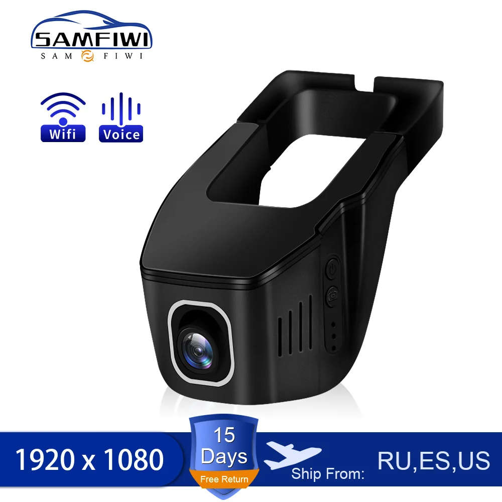 1080P WIFI видеорегистратор Автомобильный камера s Registratory беспроводная с голосовым