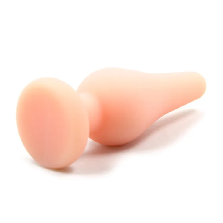 Силиконовая Анальная пробка из медицинского силикона качественная черная и