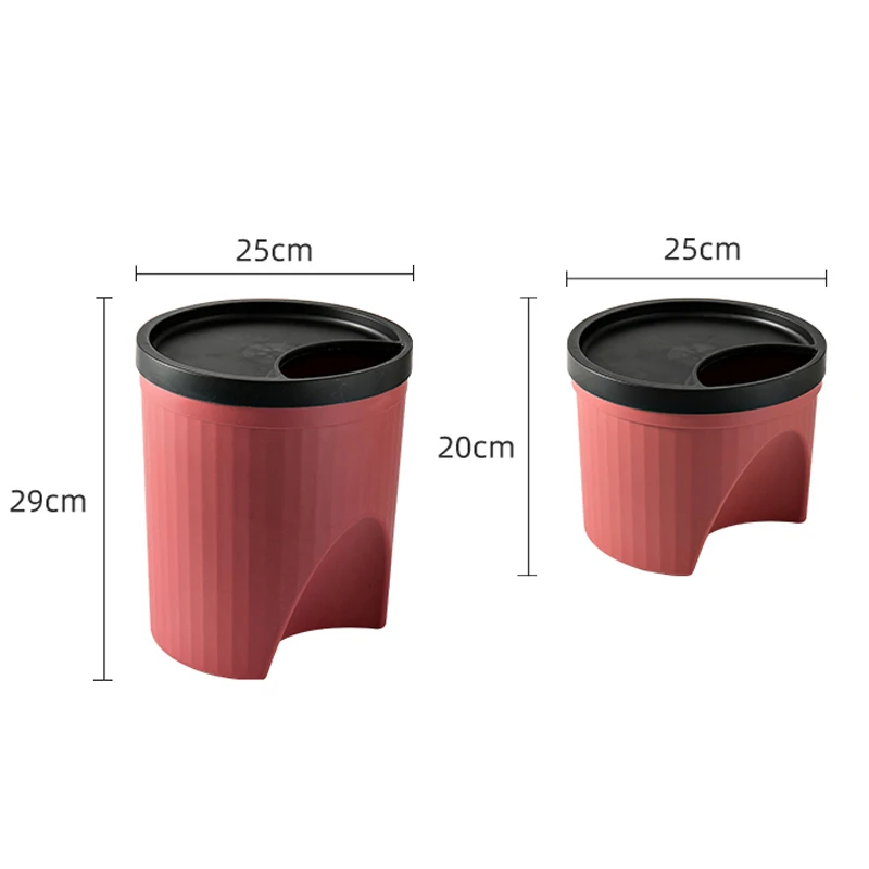 Stackable Sorting Trash Can Circular Recycling Bin Household Stacked Kitchen Waste Garbage Separation Classified | Дом и сад