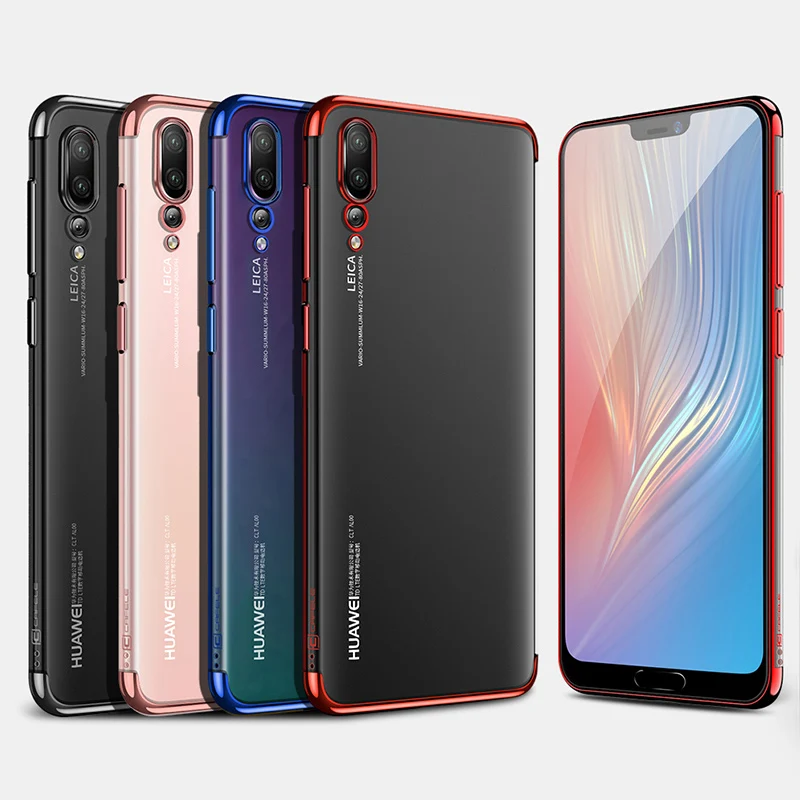 Покрытие ТПУ для Huawei P20/P20 Lite/P20 Pro мягкие силиконовые чехлы ультра тонкий