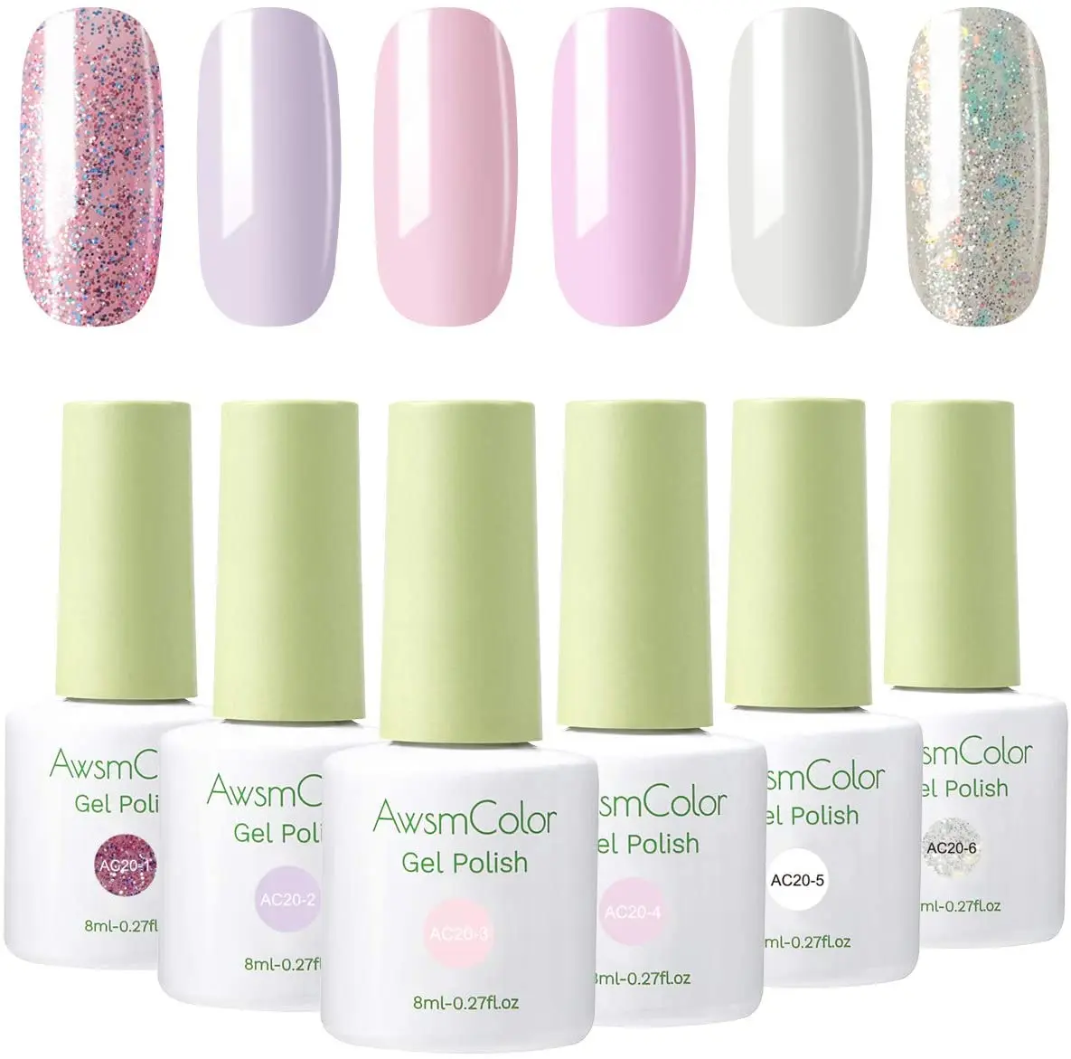 Лак для ногтей яркий цвет рандомный отмачиваемый Детский Розовый Белый