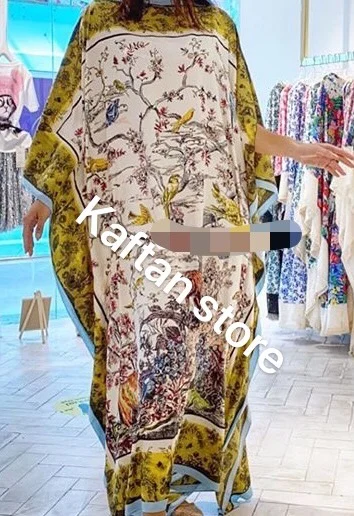 Сексуальные женские Вечерние шелковые богемные макси платья с принтом