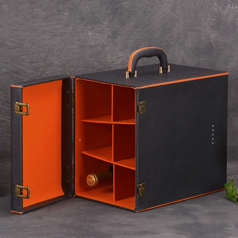 Высокая класс красное вино Подарочная коробка для упаковки одной бутылочки с