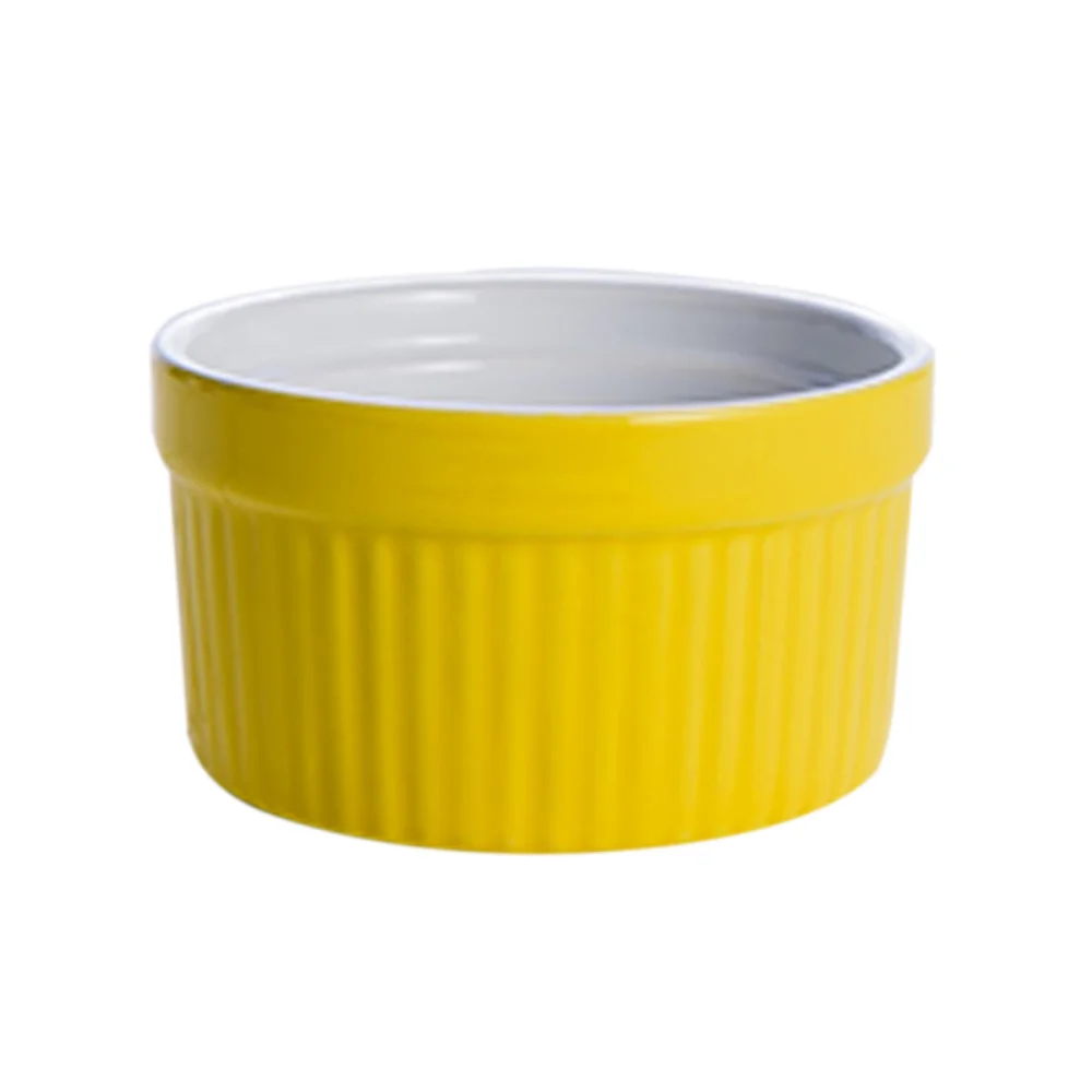 

8PCS 3.5 Inch Non-stick Heat Resistant Reusable Ceramic Cake Mold Tray DIY Bread Mold Baking Mould Bakeware (Red)