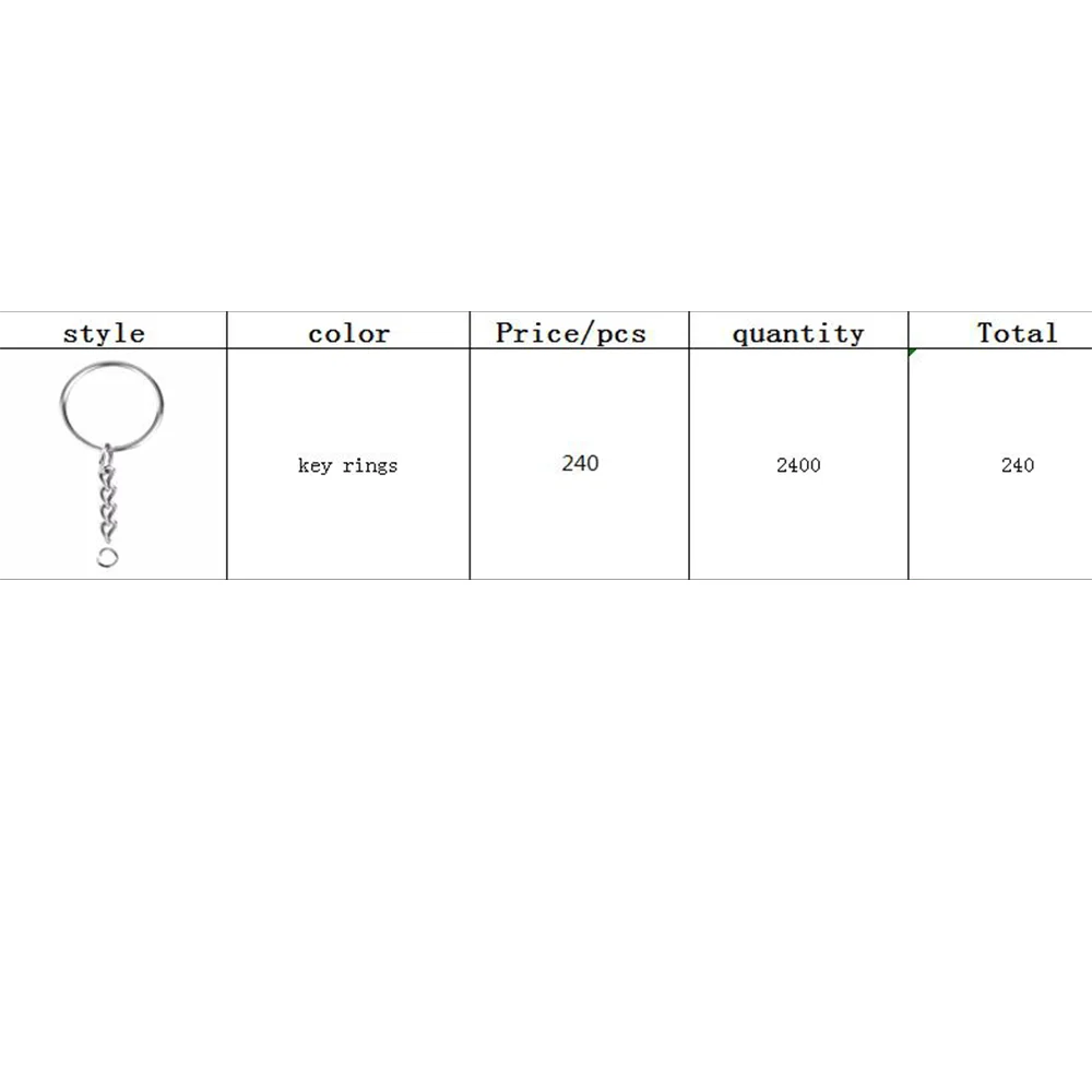 

2400 key chains