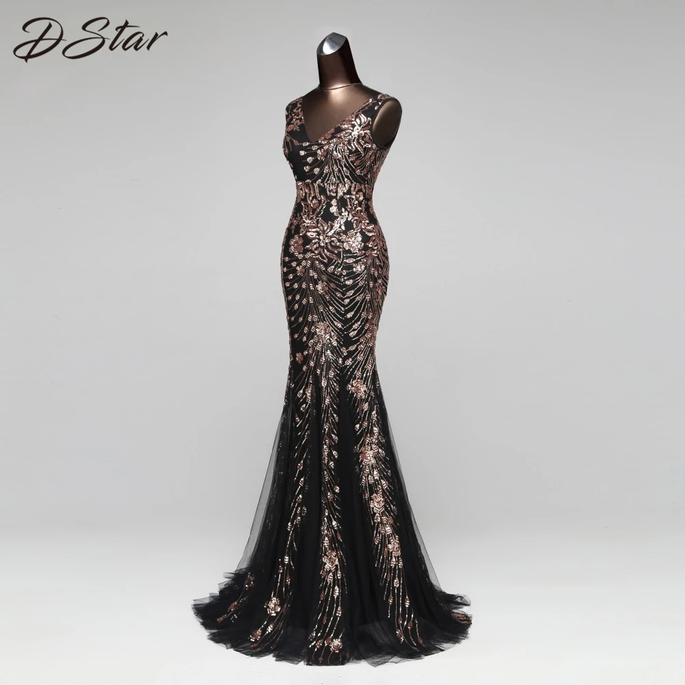 Женское платье с блестками золотое/зеленое открытой спиной вечернее макси хит