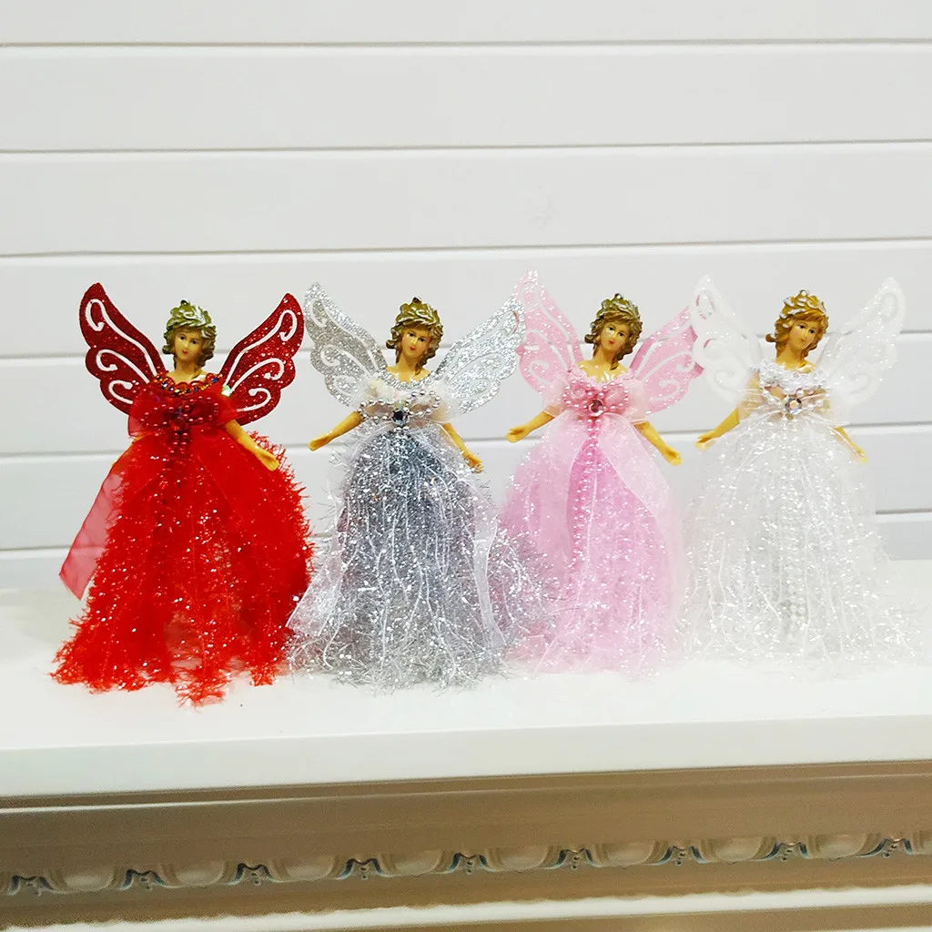 Рождественское крыло стоящая кукла ангела подвесная Рождественская елка