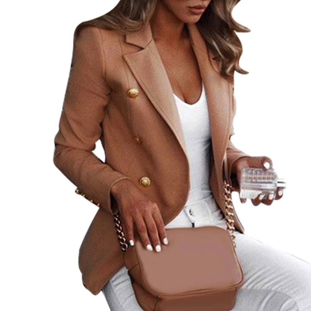 

Vintage single Breasted Women Coat Women Autumn Winter Bussiness Jacket Plus Size Casual Office Wear Women Suits