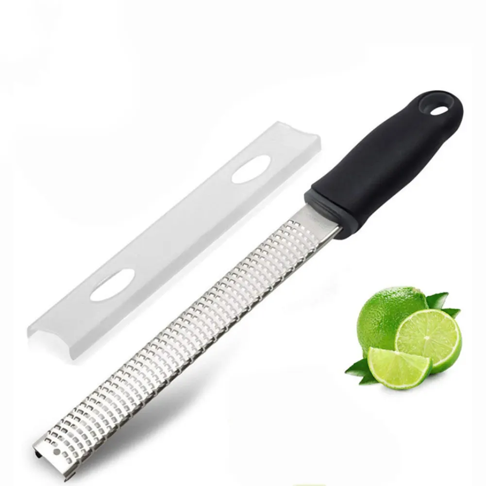 

304 Stainless Steel Grater Hanging Hole Comfortable Grasp with Protective Case Kitchen Tools