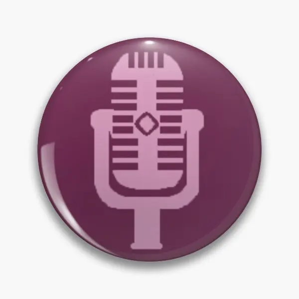 

Purple Microphone Soft Enamel Pin Badge Decorative Clothes Badge Lapel Pin Brooch Jewelry for Women Fashion