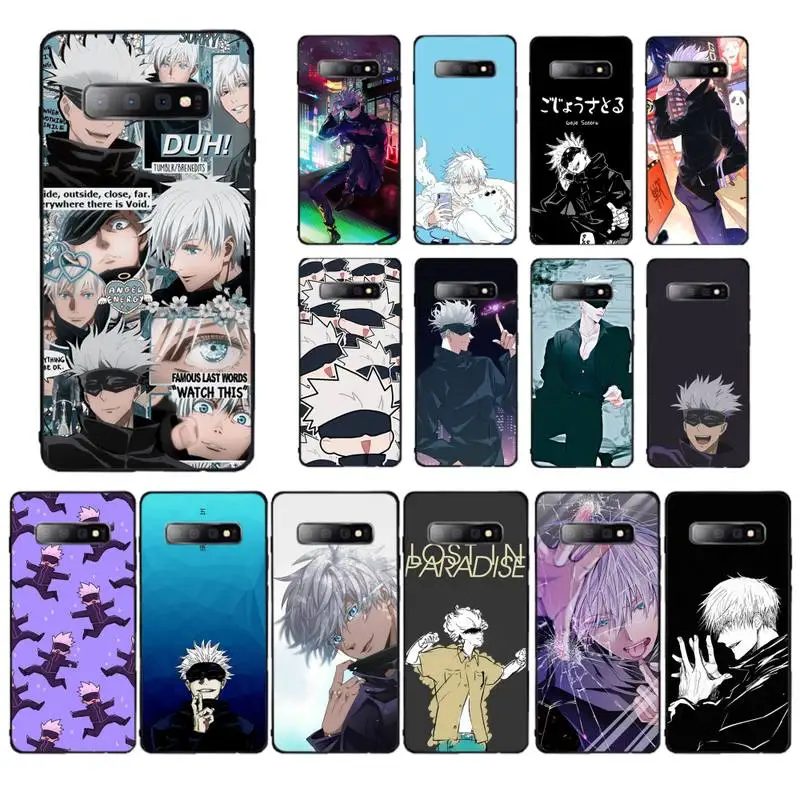 

Babaite Anime Jujutsu Kaisen Gojo Satoru Phone Case for Samsung S10 21 20 9 8 plus lite S20 UlTRA 7edge