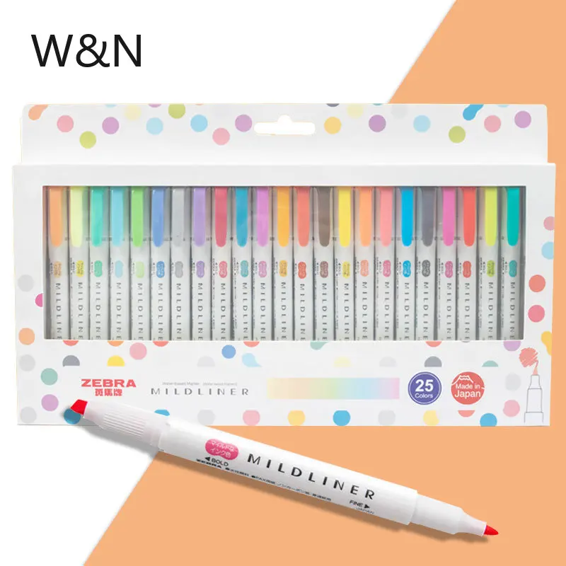 Флуоресцентные маркеры с двойным наконечником 25 шт./кор.|Маркеры| |