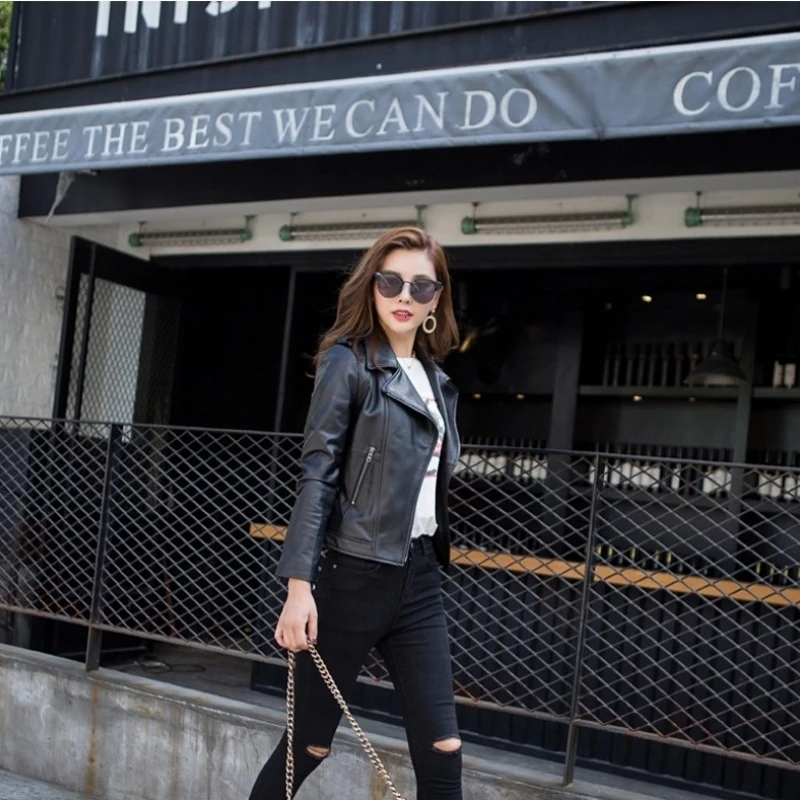 Куртка женская зимняя из натуральной овечьей кожи батальных размеров | Женская