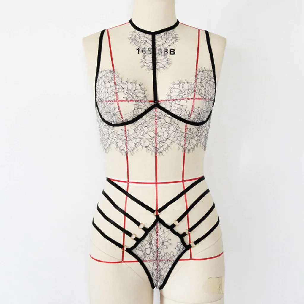 Сексуальный бюстгальтер кружевной комплект женское нижнее белье эротическое