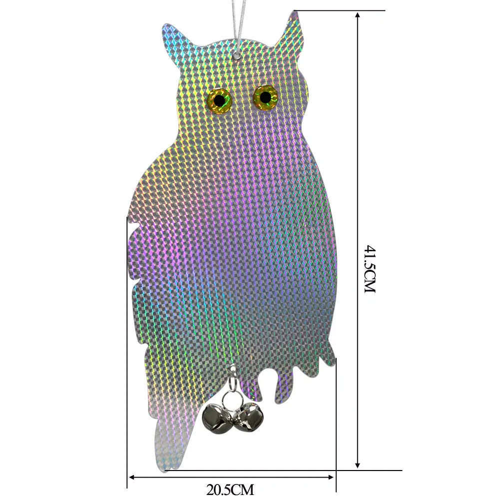 

fake owl Hanging Reflective Simulation owl Gardening Supplies Deterrent Bird Bird Repellent