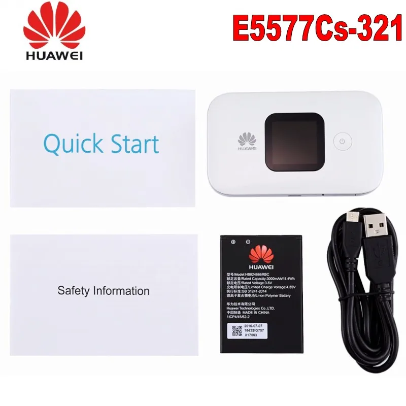 Лот из 10 шт разблокированный Huawei E5577cs 321 беспроводной Hotpots LTE FDD DL/UL 105/50 Мбит/с 4G