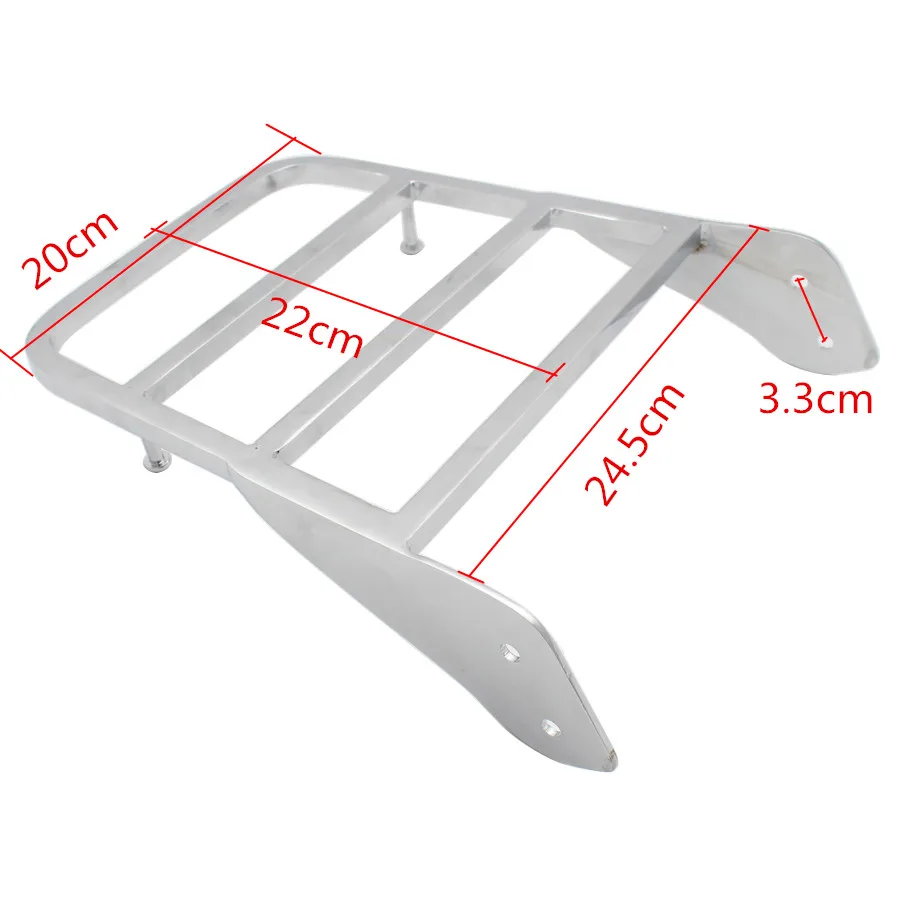 Хромированная мотоциклетная спинка Sissy Bar багажная стойка для Yamaha V-Star 400 650 1100 Classic