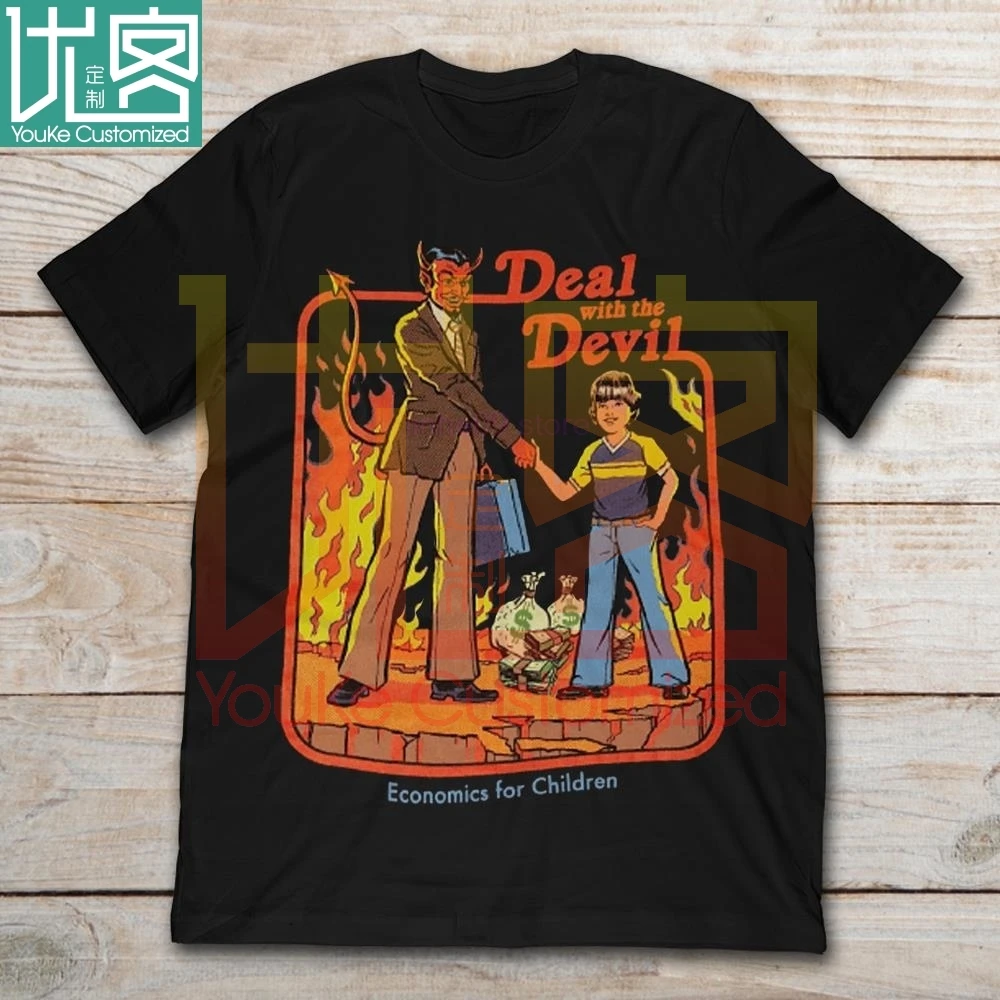 Мужская футболка бренда Deal With The Devil Economy 2019 | одежда