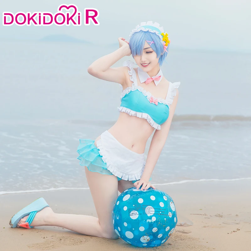 DokiDoki R аниме косплей Re Life in a другой мир от zero Rem купальник Zero Косплей женский