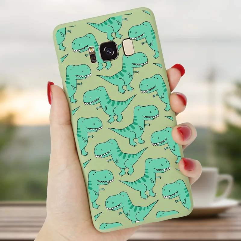 Чехол для Samsung A8 2018 силиконовый мультяшный Galaxy J6 J4 Plus A6 A7 мягкий чехол A5 J3 J5 J7 2017 2016