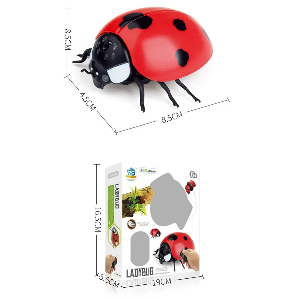 Инфракрасный RC животное насекомое игрушки имитация паука пчела Летающий Краб