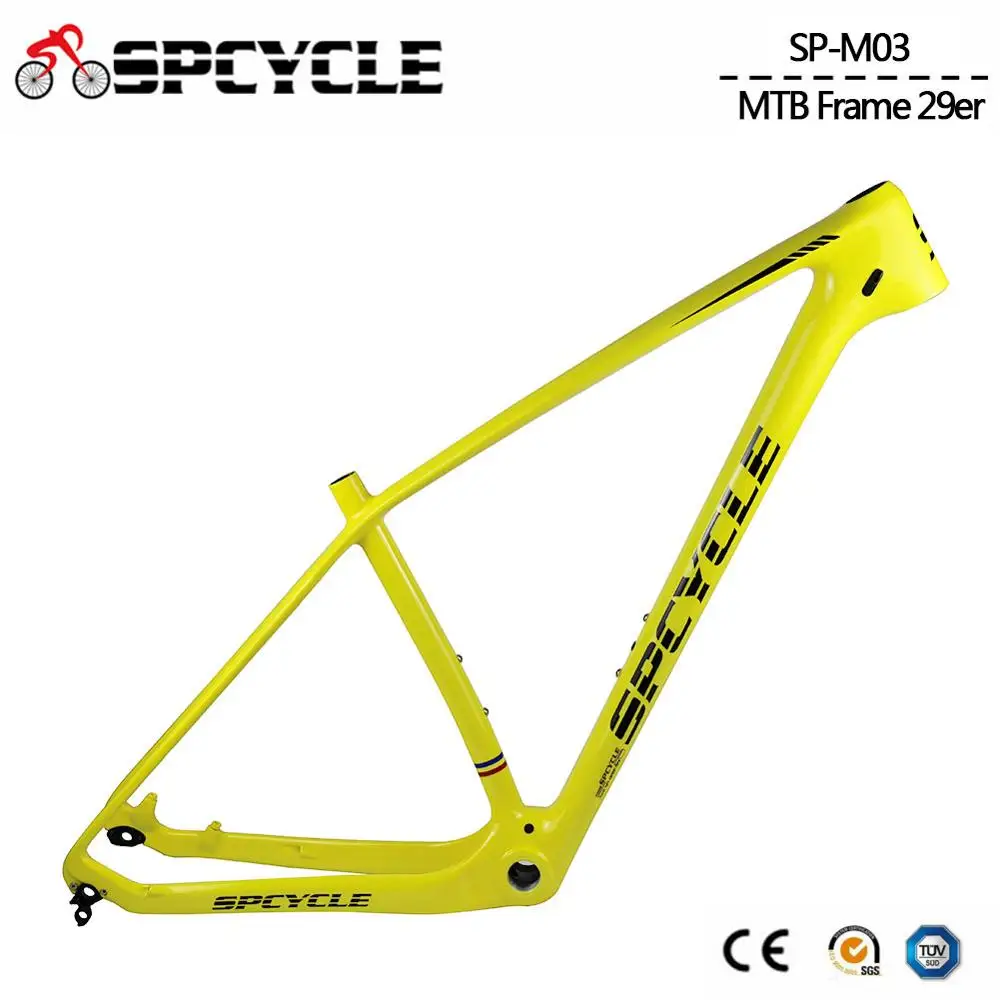 Spcycle T1000 карбоновая MTB рама 27,5 er 29er рама карбоновая для горного велосипеда BSA 73 мм совместима с 142*12 мм через ось и 135*9 мм QR