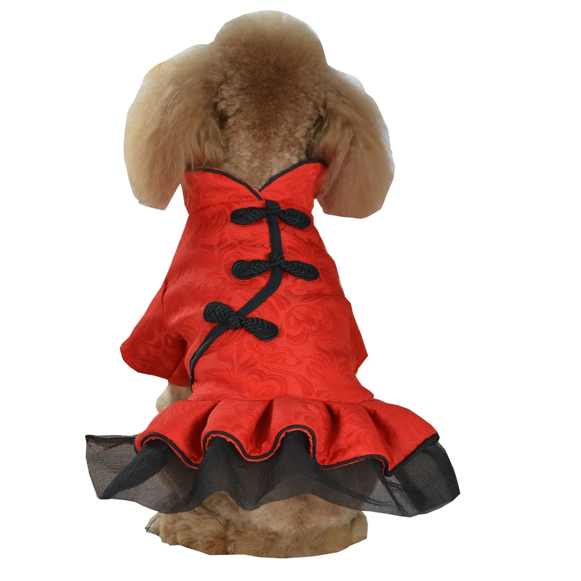 

Spring Dog Clothes Chinese Style Tang Dress Princess Clothes Pet Supplies Puppy Clothing Pet Fashion Outfit Ropa Perro Yorkie