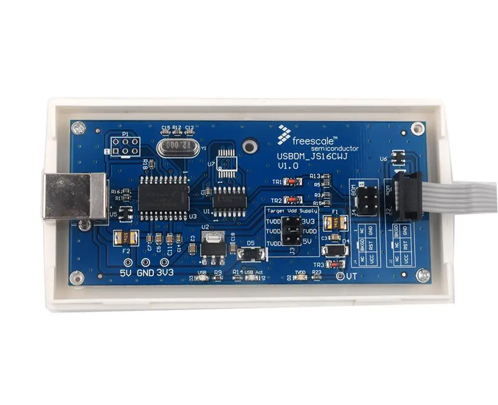 For Freescale USBDM Programmer JS16 BDM/OSBDM OSBDM Download Debugger Emulator Downloader 48MHz USB2.0 V4.12 RCmall FZ0622C
