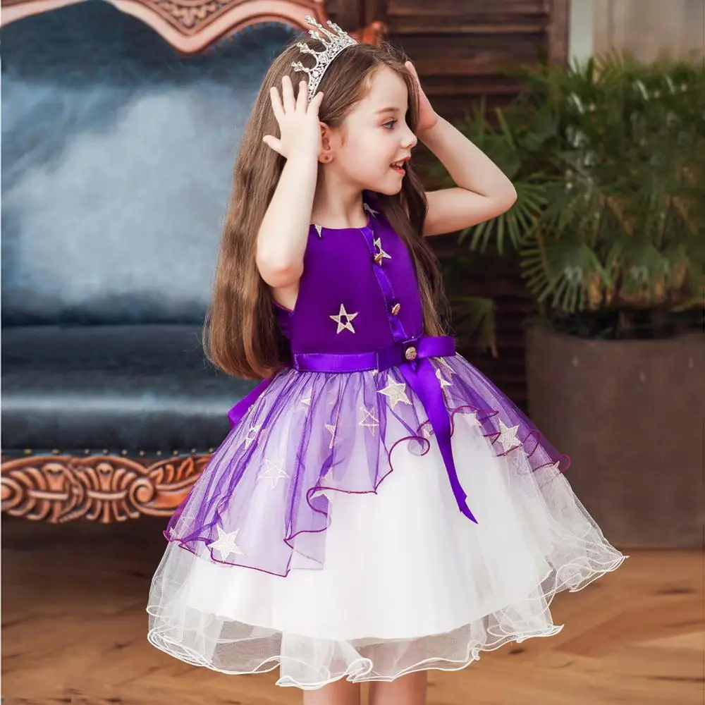Платье для девочки Perfect Star Witch рождественские платья с цветами бальное платье на
