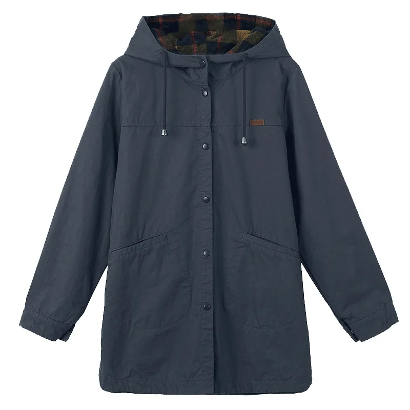 Свободная новая Пылезащитная куртка для отдыха Женская Осенняя прямая удобная с