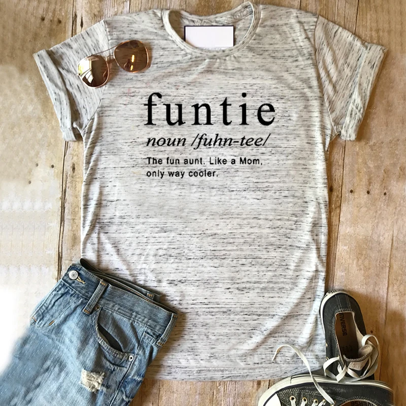 

Funny Tshirts for Women Auntie Gifts Gothic Print Harajuku Top Saying Funny Aunt Shirts Plus Size Women Graphic Tee New 2020
